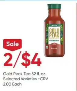 Stater Bros Gold Peak Tea offer
