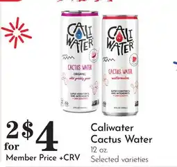 Pavilions Caliwater Cactus Water offer
