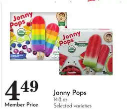 Pavilions Jonny Pops offer