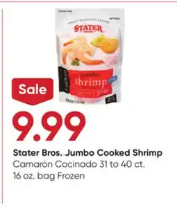 Stater Bros Stater Bros. Jumbo Cooked Shrimp offer