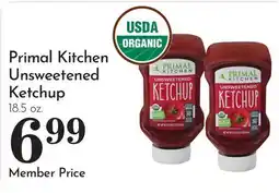 Pavilions Primal Kitchen Unsweetened Ketchup offer