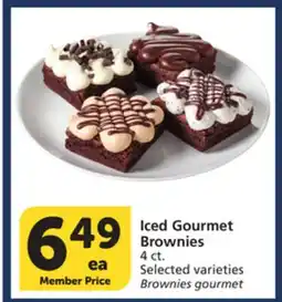 Vons Iced Gourmet Brownies offer