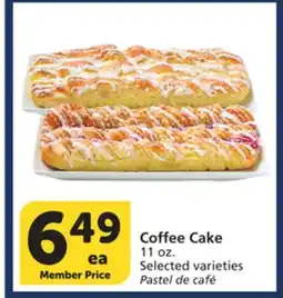 Vons Coffee Cake offer