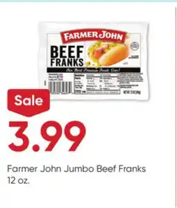 Stater Bros Farmer John Jumbo Beef Franks offer