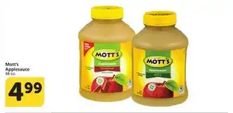 Albertsons Mott's Applesauce offer