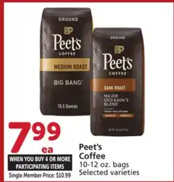 Vons Peet's Coffee offer