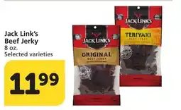 Albertsons Jack Link's Beef Jerky offer