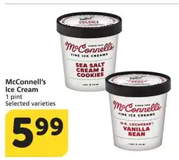 Albertsons McConnell's Ice Cream offer