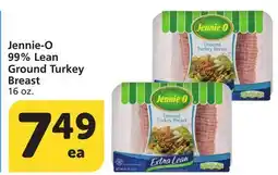 Albertsons Jennie-O 99% Lean Ground Turkey Breast offer