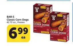 Albertsons BAR-S Classic Corn Dogs offer