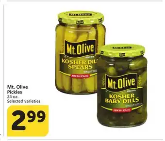 Albertsons Mt. Olive Pickles offer