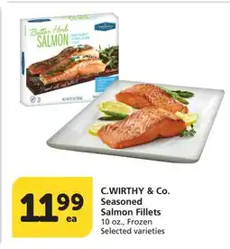 Albertsons C. WIRTHY & Co. Seasoned Salmon Fillets offer