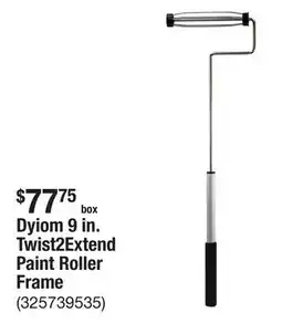 The Home Depot Dyiom 9 in. Twist2Extend Paint Roller Frame offer