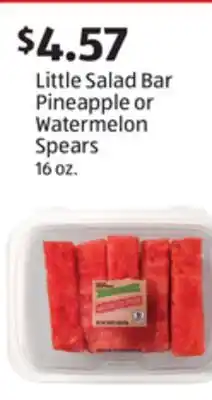 Aldi Little Salad Bar Pineapple or Watermelon Spears offer