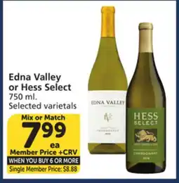 Albertsons Edna Valley or Hess Select offer