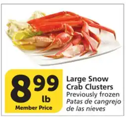 Albertsons Large Snow Crab Clusters offer