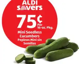 Aldi Mini Seedless Cucumbers offer