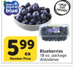 Albertsons Blueberries offer