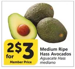 Albertsons Medium Ripe Hass Avocados offer
