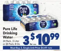 Vallarta Supermarkets Pure Life Drinking Water offer