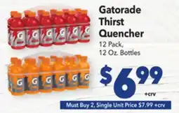 Vallarta Supermarkets Gatorade Thirst Quencher offer