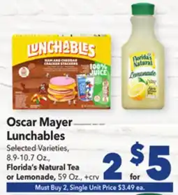 Vallarta Supermarkets Oscar Mayer Lunchables offer