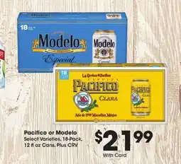 Ralphs Pacifico or Modelo offer