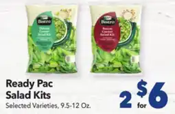 Vallarta Supermarkets Ready Pac Salad Kits offer