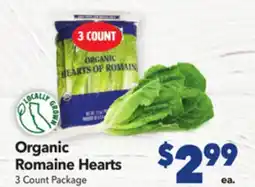 Vallarta Supermarkets Organic Romaine Hearts offer