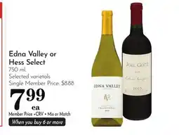 Pavilions Edna Valley or Hess Select offer