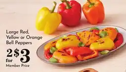 Pavilions Large Red, Yellow or Orange Bell Peppers offer