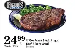 Pavilions USDA Prime Black Angus Beef Ribeye Steak offer