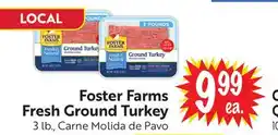 Foodmaxx Foster Farms Fresh Ground Turkey offer