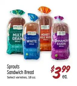 Sprouts Farmers Market Sprouts Sandwich Bread offer