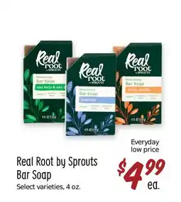 Sprouts Farmers Market Real Root by Sprouts Bar Soap offer