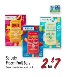 Sprouts Farmers Market Sprouts Frozen Fruit Bars offer