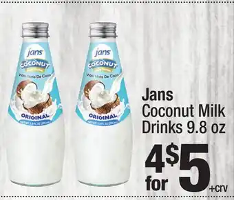 Super King Markets Jans Coconut Milk Drinks offer