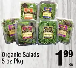 Super King Markets Organic Salads offer