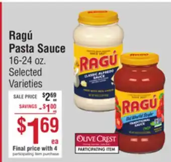 Smart & Final Ragú Pasta Sauce offer