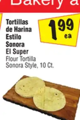 El Super Flour Tortilla Sonora Style offer