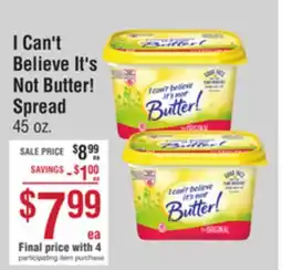 Smart & Final I Can't Believe It's Not Butter! Spread offer