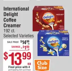 Smart & Final International Delight Coffee Creamer offer