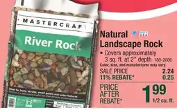 Menards River Rock - 1/2 Cu. Ft offer
