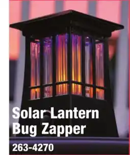 Menards PIC Solar Lantern Bug Zapper with LED Flame Effect offer