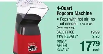 Menards West Bend Air Crazy - 4 Quart offer