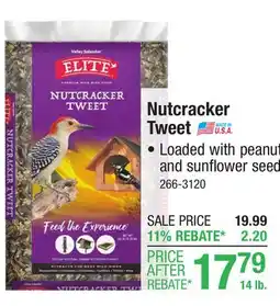 Menards Valley Splendor Elite Nutcracker Tweet Premium Wild Bird Food Seed Blend - 14 lb offer