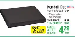 Menards 13 x 20 Charcoal Kendall Duo Paver & Freestanding Wall Block offer