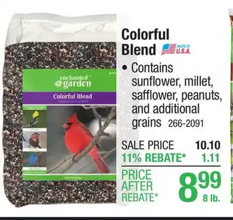 Menards Enchanted Garden Colorful Blend Premium Wild Bird Food Seed Blend - 8 lb offer