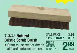 Menards Natural Bristle Scrub Brush offer