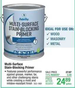 Menards Dutch Boy Multi-Surface Stain-Blocking Primer - 1 gal offer